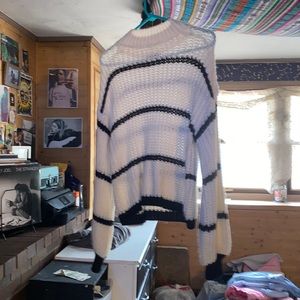 Black&White striped sweater